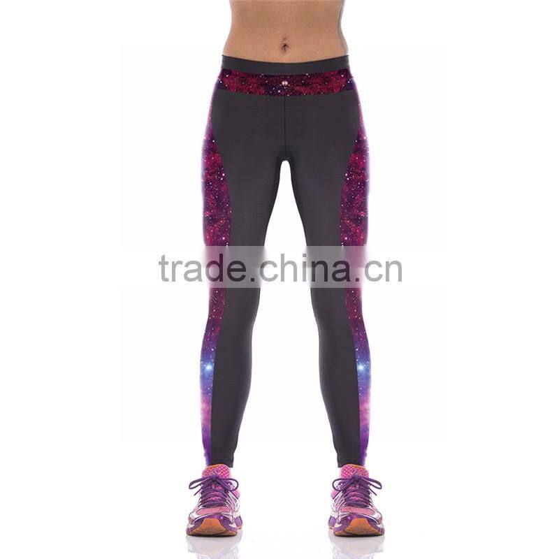 Fashion Galaxy Yoga Leggings Printed Pants Fitness Sport Leggins For Women