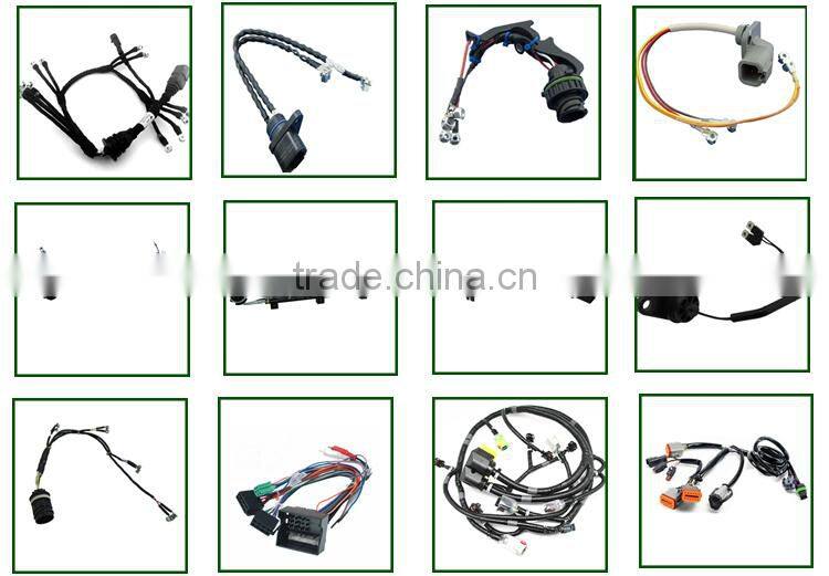 Customized excavator 6156-81-9110 diesel engine fuel injector wire harness