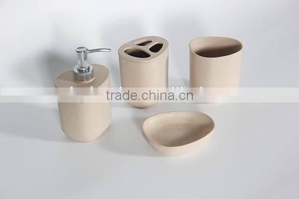 Wheat-straw eco-friendly bathroom sanitary set