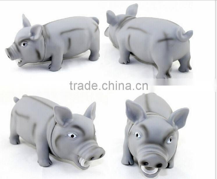 wholesale rubber pig for dog toy