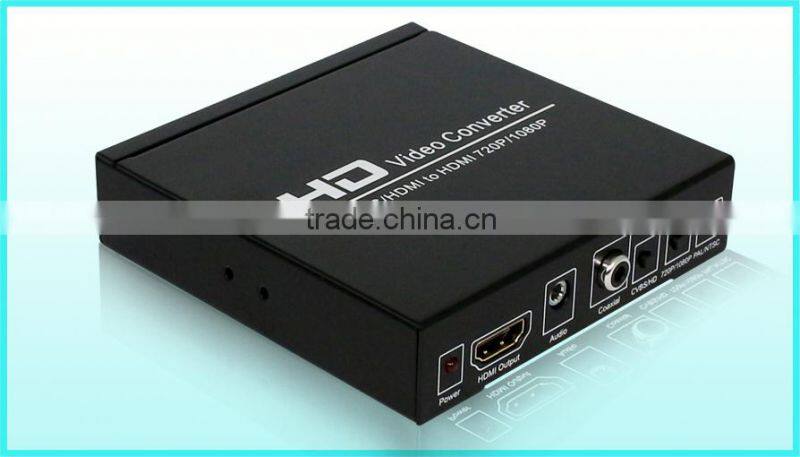 High quality AV+HDMI to HDMI converter