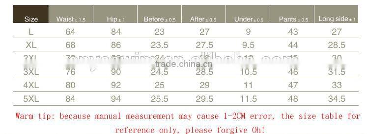 CNYE Men's Tight short Swim Trunks Swimwear with Rubber Print mens swimwear CN-1203