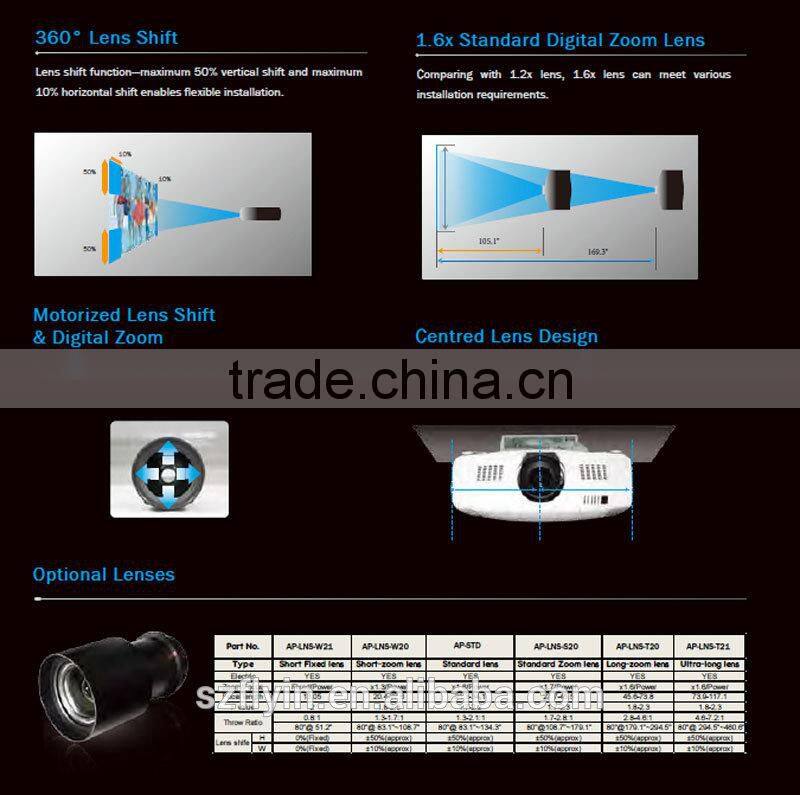 Digital outdoor Projector Full Hd 3D Mapping Projector 10000 Lumens 1080p High Lumens Video Projector