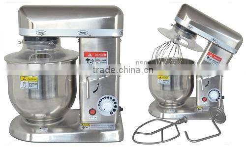 7L staninless steel home use dough mixer for sale