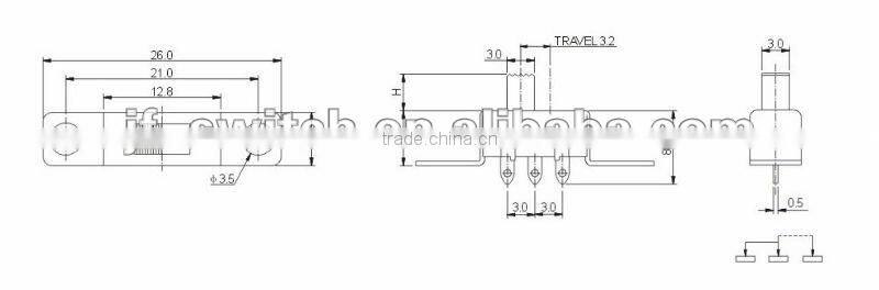 safety toggle switch SS-12F48(1P2T)