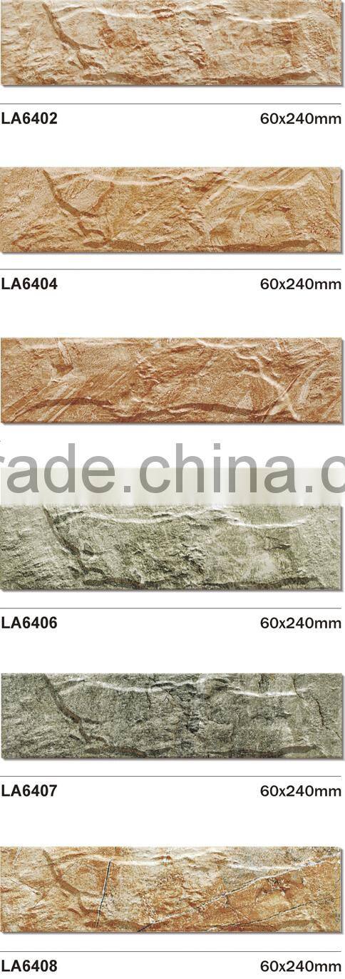 3D inkjet Acid-resistance high quality porcelain full body exterior wall tiles