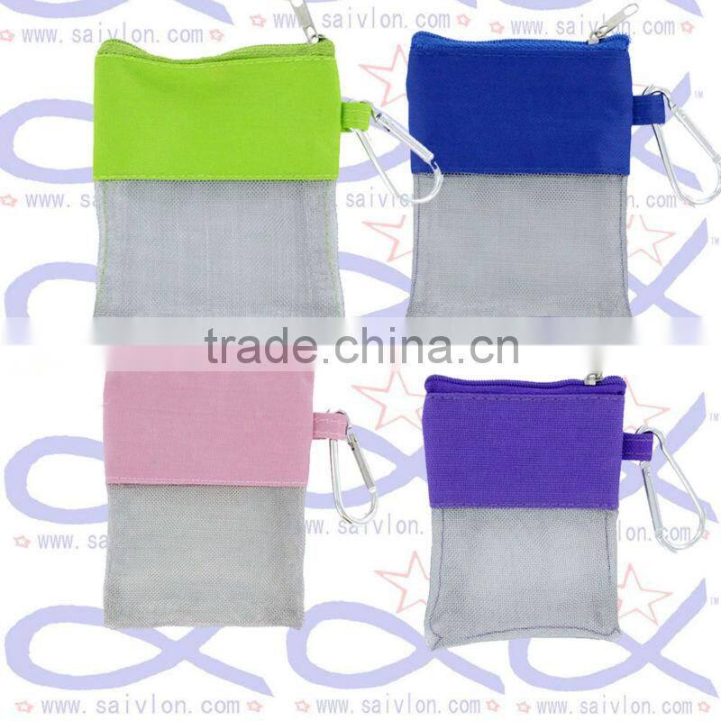 Customize Neck Strap pouch / Polyester zipper pouch