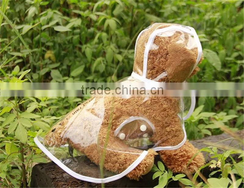 Fashion design beautiful pet raincoat
