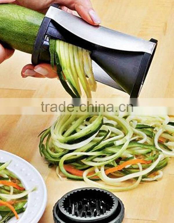 2014 new stainless steel spiral vegetable slicer for sale