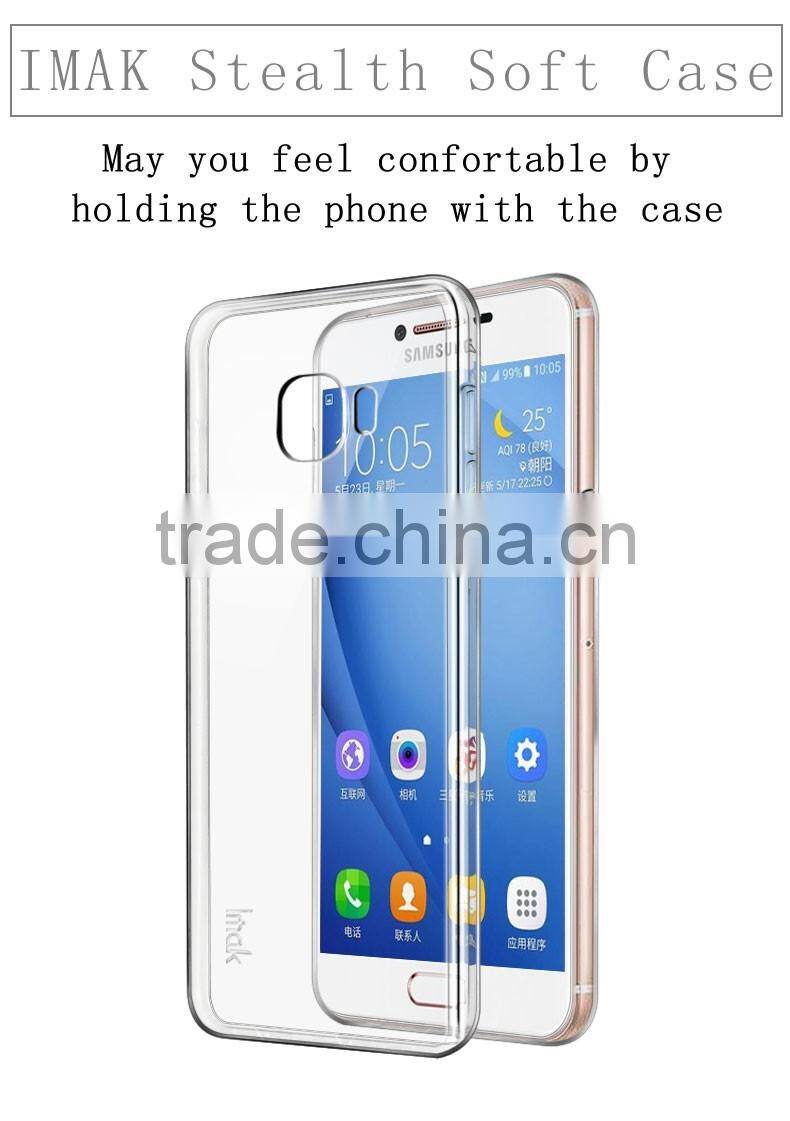2016 Newest Imak Quality Stealth Soft case for Samsung Galaxy C7 C7000, Quality TPU SOFT Case Flex Armor case