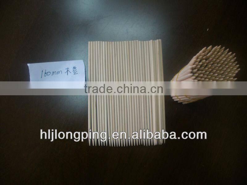 china supplier stocked bbq meat wooden skewers