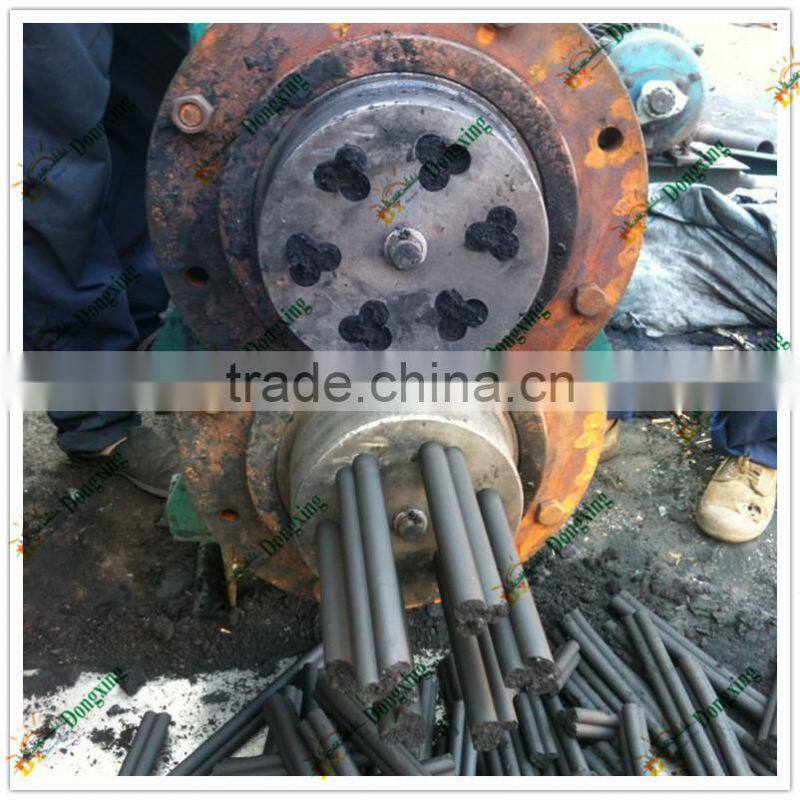Screw press stick shape bbq Charcoal powder briquette machine seller