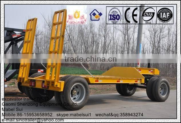 light duty excavator trailer