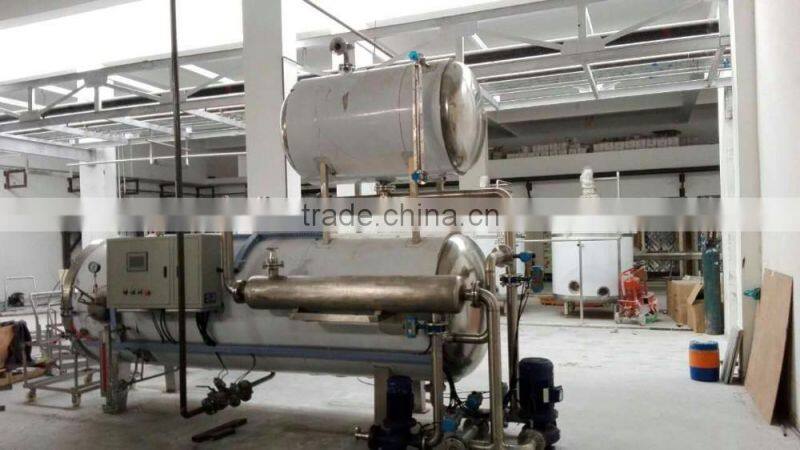 Steam Heating Automatic Food Sterilizing Retort Machine