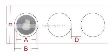 rfid 13.56mhz nfc sticker F08 nfc coin tag iso 14443a smart rfid label