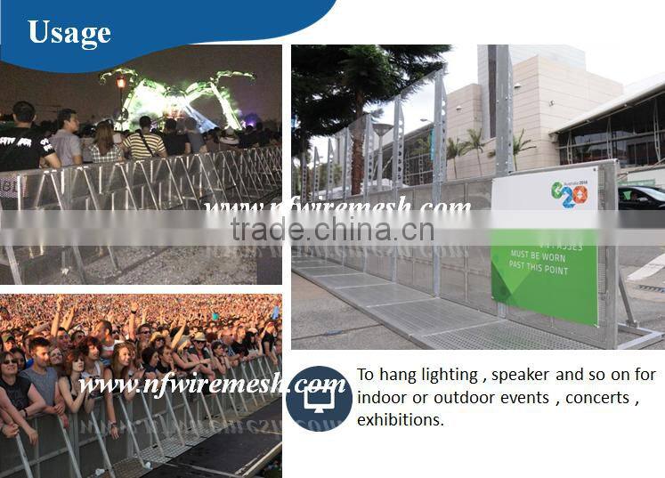 Guangzhou Aluminum Mojo Barrier for Concert/Crowd Control(Guangzhou Factory)