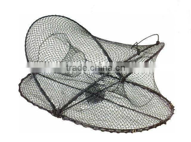 Collapsible stainless steel crab trap