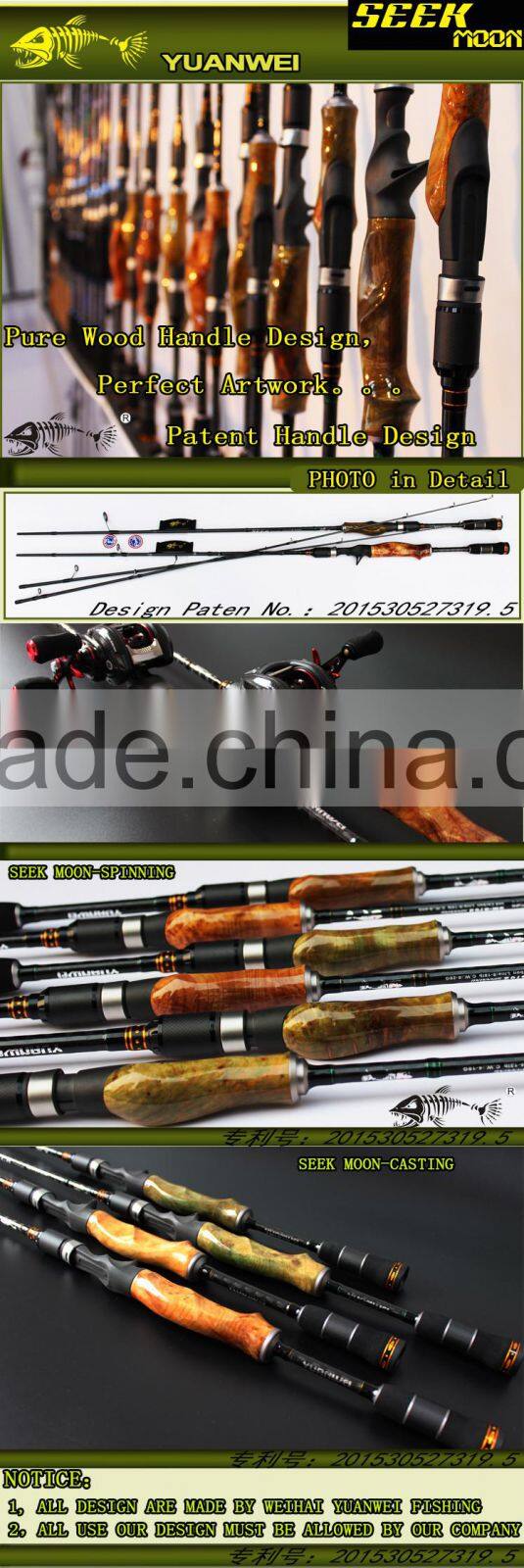 SEEK MOON Spinning Fishing Rod fishing tackle