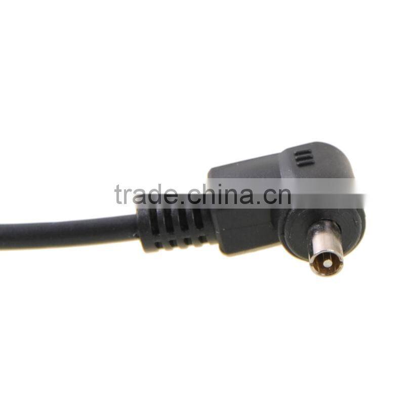 Hot sales 30cm 1ft Black 6.35mm 6.3mm 1/4" to Male PC Sync Flash Cable for Trigger Camera