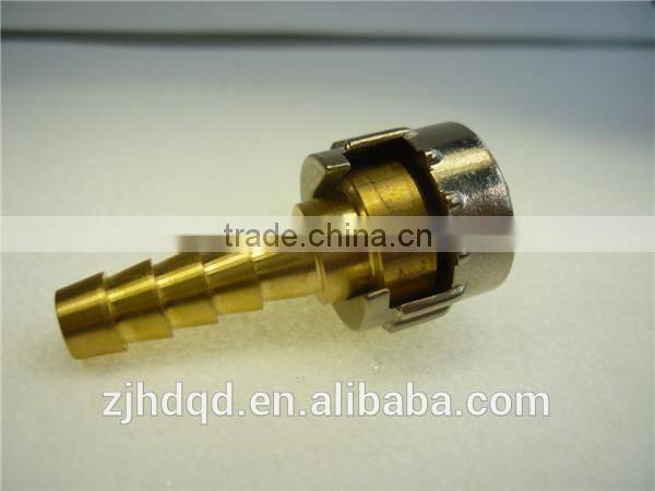 brass union hose barb fittings