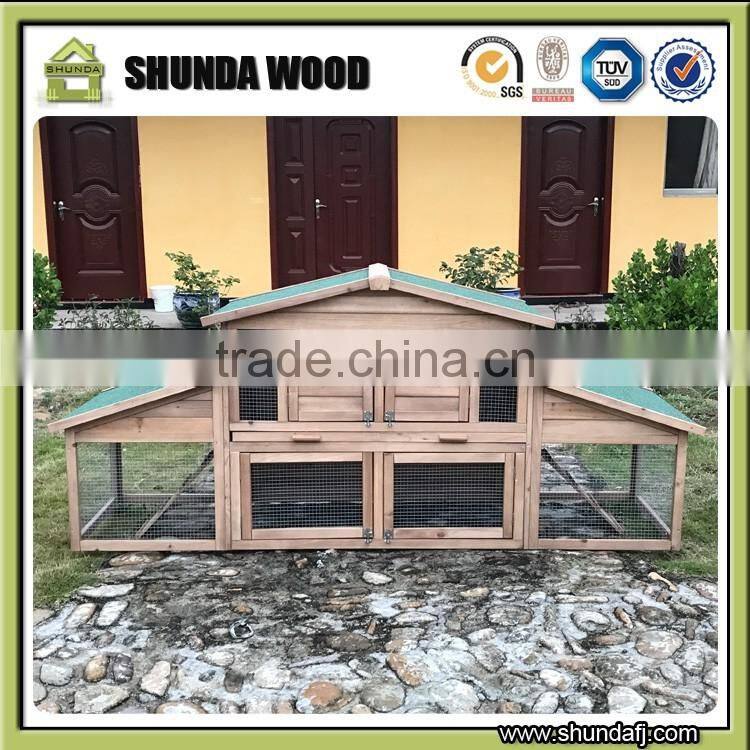 SDR014 Outdoor Wooden Rabbit Hutch Rabbit House Rabbit Cage