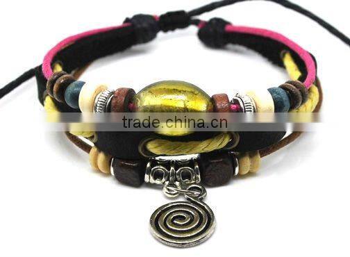 2014 DIY leather bracelet for men