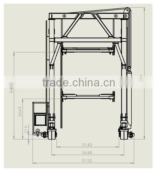 easy operation container crane cost container crane with low price