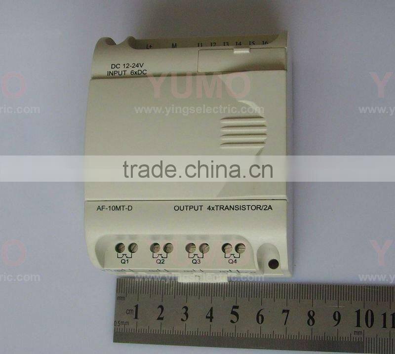 6 points DC input (analog), 4 points transistor output PLC without Programmable Intelligent Logic Controlle LCD Controller