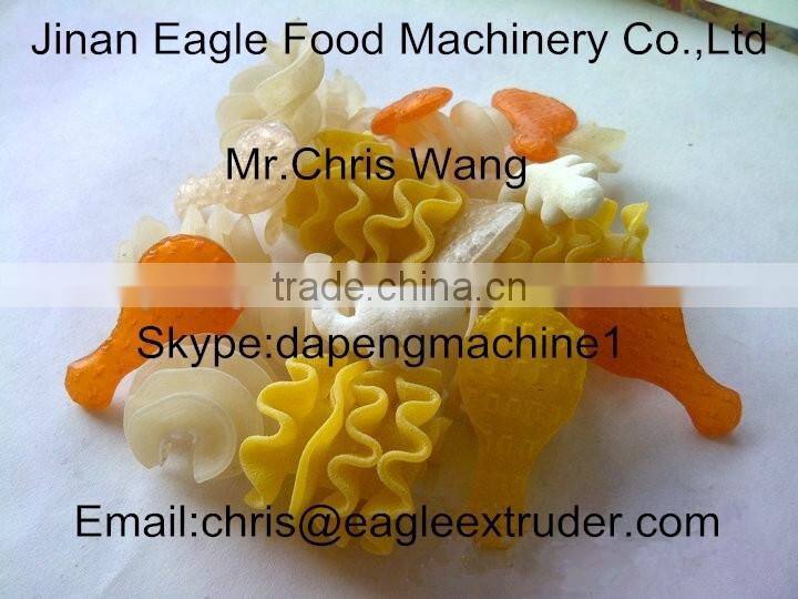 Single screw extruder 3D Snacks Pellet Food Production Line for