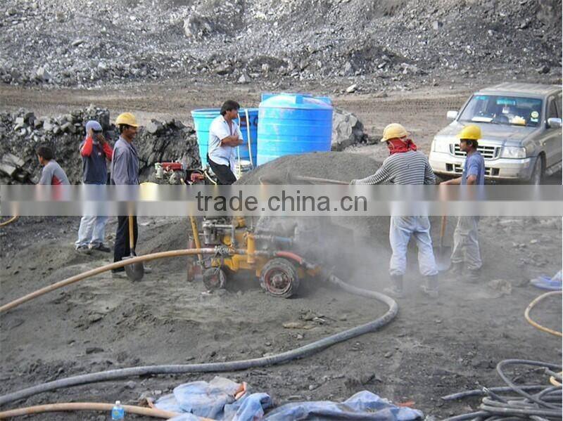 ISO supplier LZ5E electric motor dry mix concrete shotcrete machine