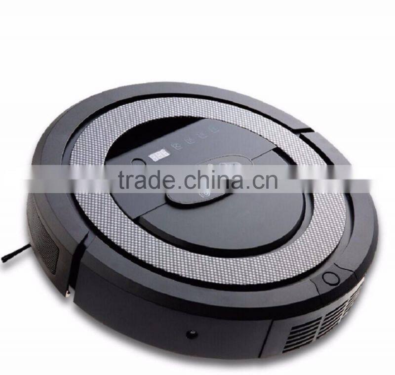 China wholesale high class v-shape middle brushes smart vacuum cleaner robot sweep and mop wet and dry