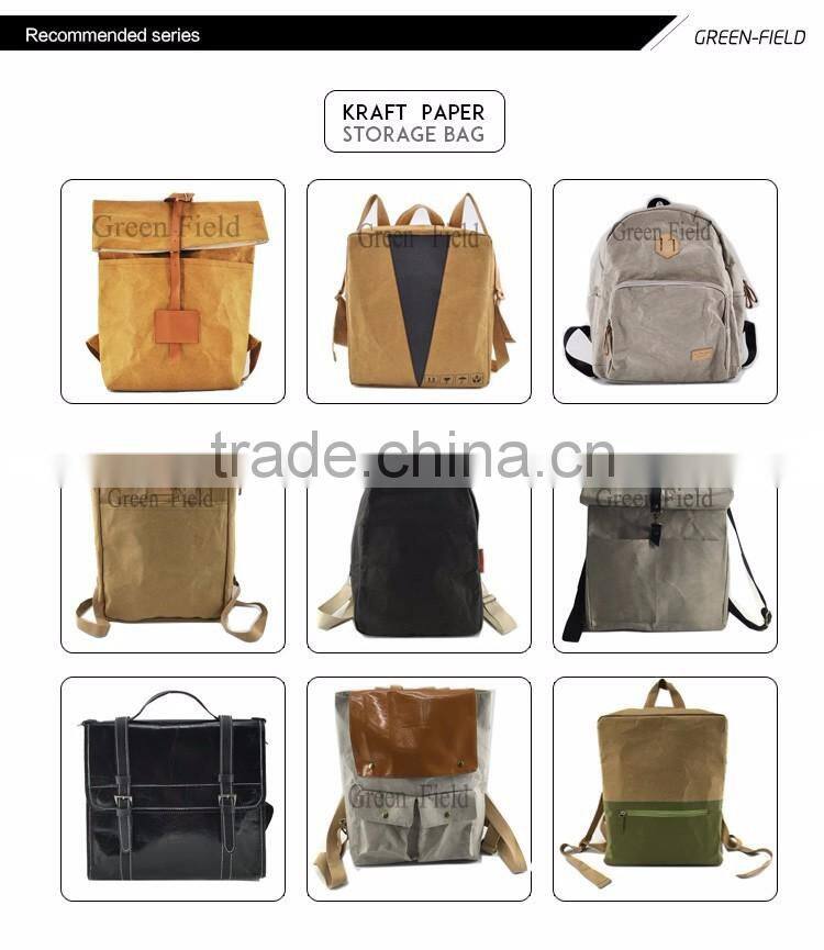 washable paper bag paper backpack bag 2017 new arrivals