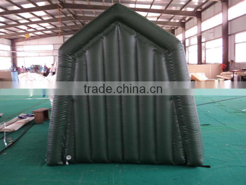 (ce) PVC material big outdoor inflatable military tent