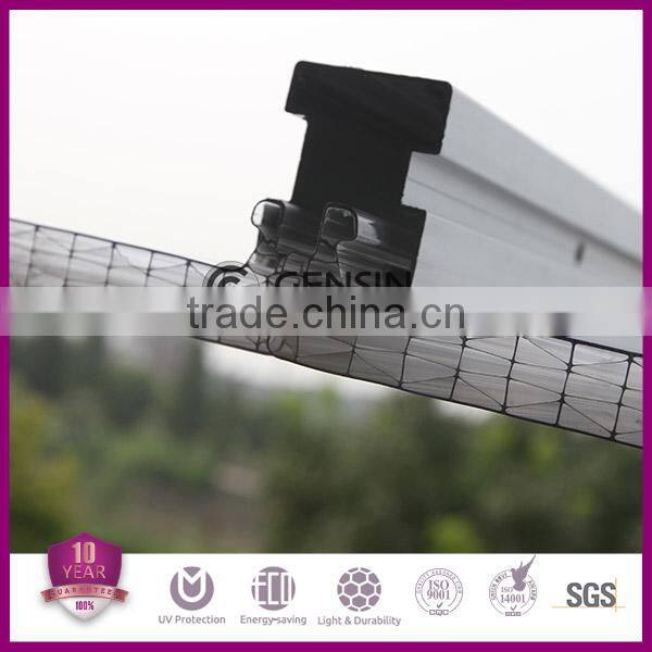 12-18mm 100% Leakage Proof Polycarbonate Sheet/Polycarbonate System for Curved Roof