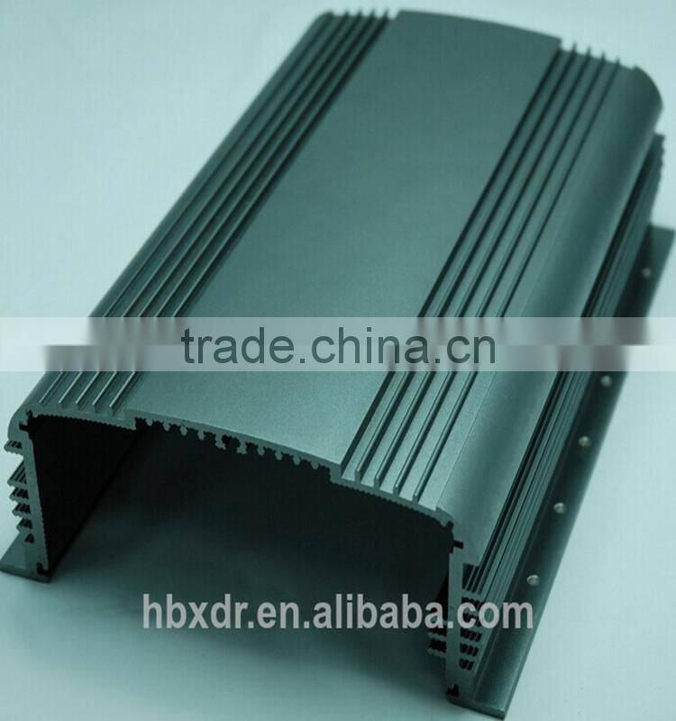 CNC machined color anodized aluminum distribution box