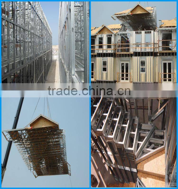 Turn Key Solution Cheap Multi-storey Light Gauge Prefabricated House