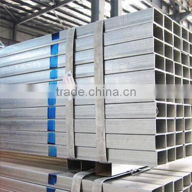 60/60/1.3mm erw welded square pre galvanized steel pipe