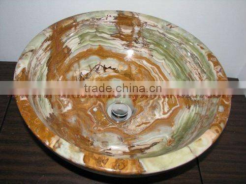 Natural onyx sinks and basins