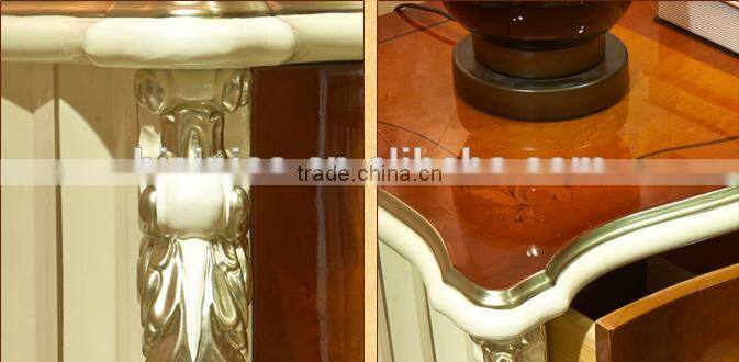European Style Luxury Chest of Drawers, Parquet Pattern Wooden Cabinet, Living Room Cabinet with Drawers (BF01-ML044)