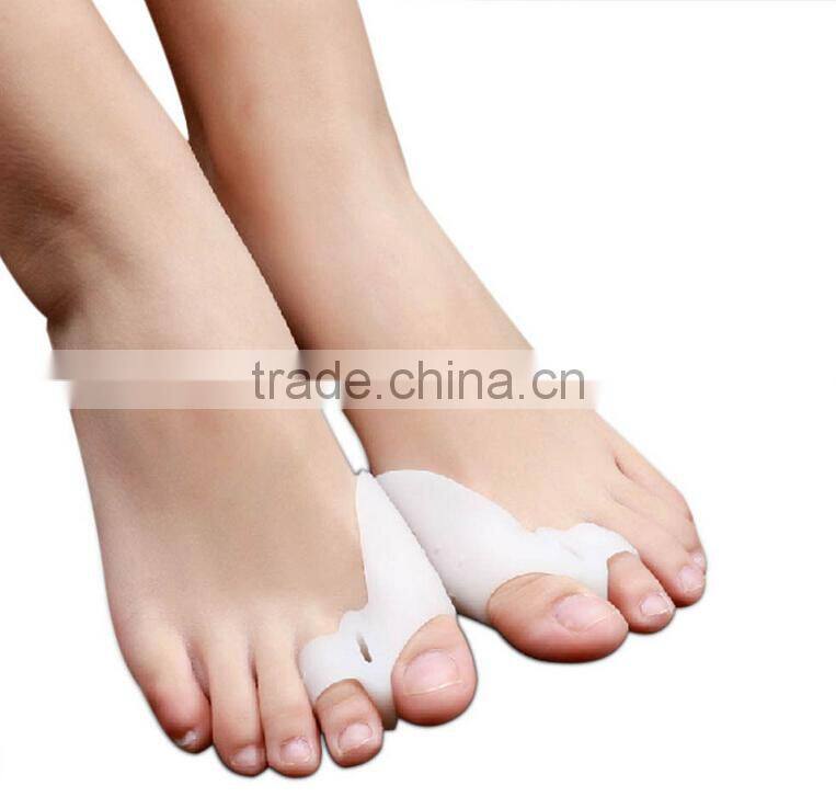 1 Pair Hallux Valgus Bicyclic Thumb Orthopedic Braces Correct Daily Silicone Toe