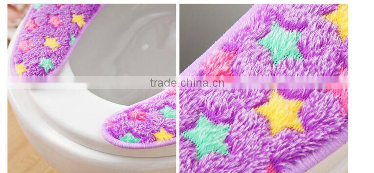 Q133 Fashion design wholesale two side sharp toilet seat cushion