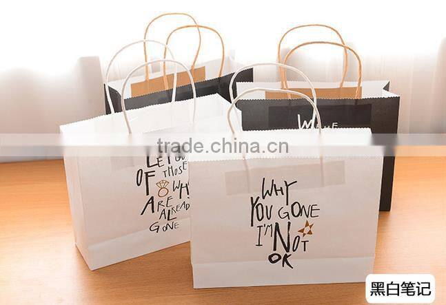 Q1111 Large capacity portable cute cartoon gift bag