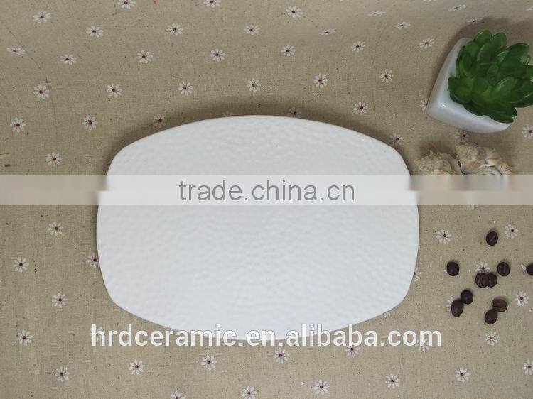 Wholesale Chinese Bulk stocked ceramic Dinner Plate
