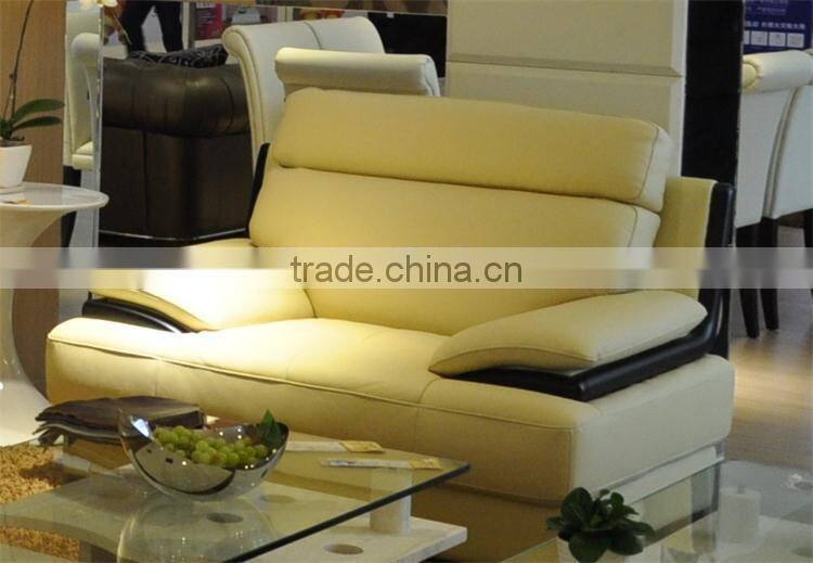 high qulity italian geniune leather corner sofa for living room