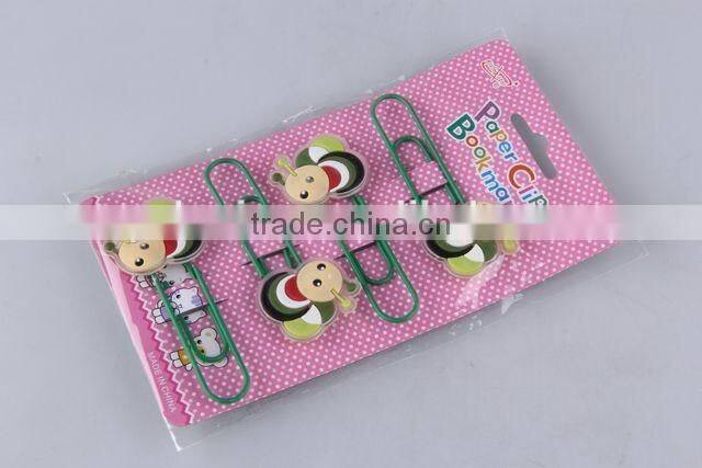 4PC flower/ honeybee shape large paper clip