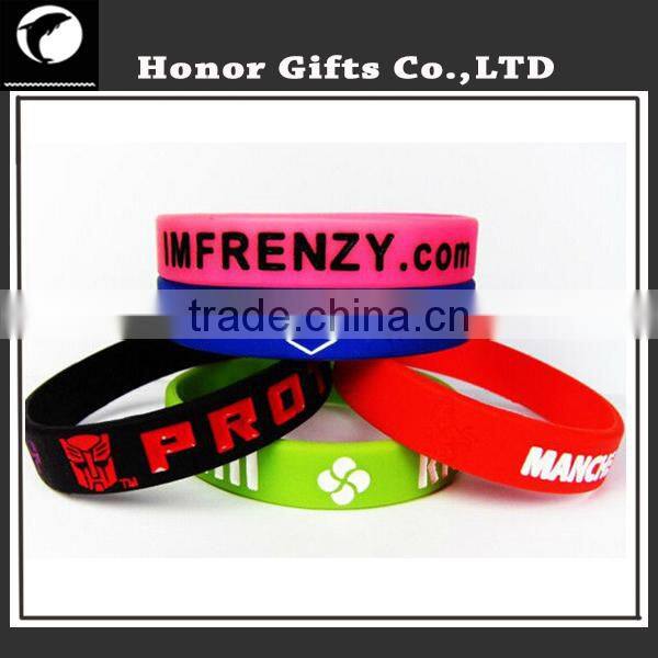 Promotional Gifts High Quality Logo Custom Cheap Silicone Bracelet