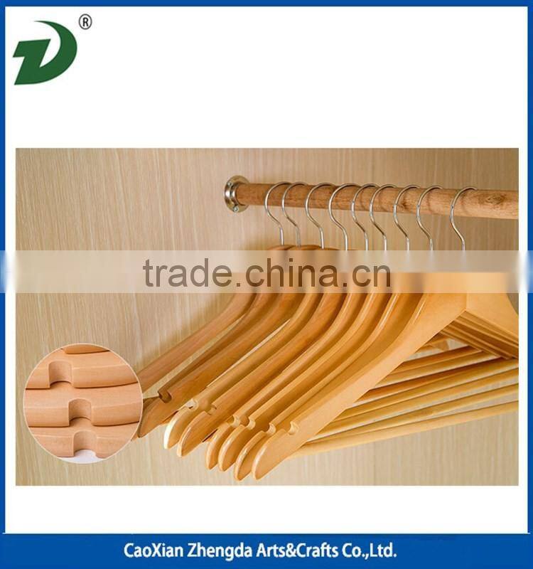 cheap factory price coat hanger for clothes, antique wooden hangers