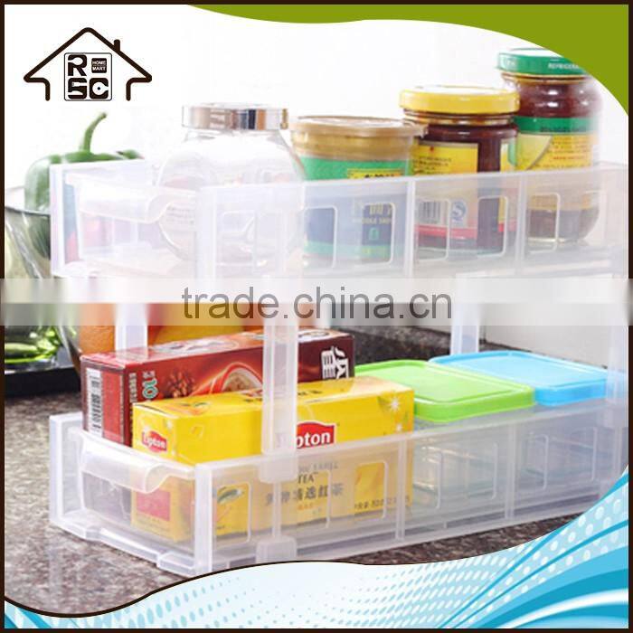 Best Quality Kitchen Tools Kitchen Storage Rack Dish Rack Plastic Kitchen Storage Rack with Plastic Drawer