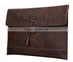 Leather Shoulder Bag with Clutch Set Handmade Lady Handbag