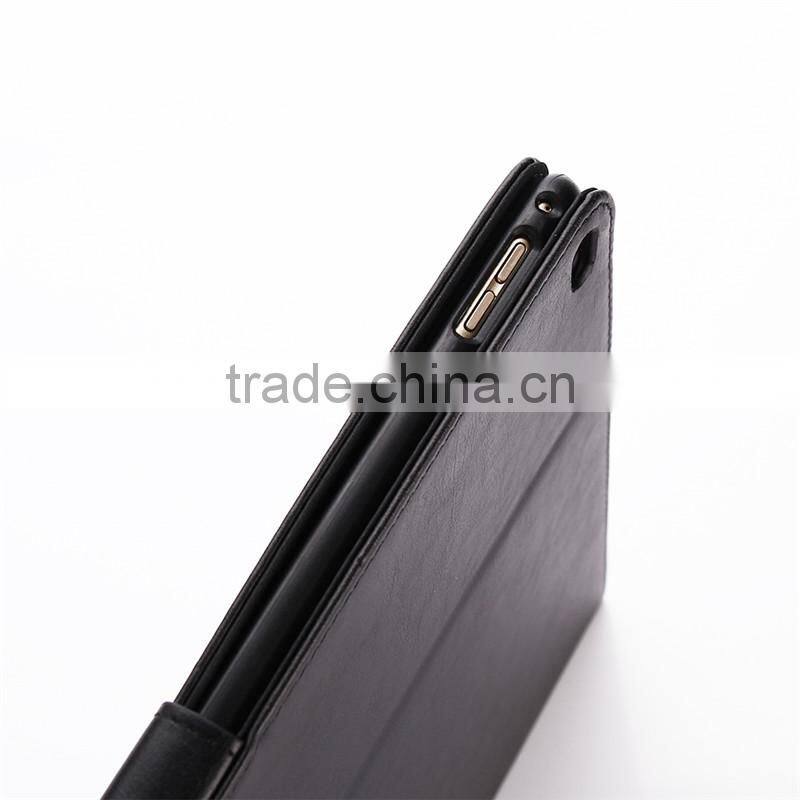 High quality crazy-horse PU card bumper/pocket cell phone case for Ipad PRO